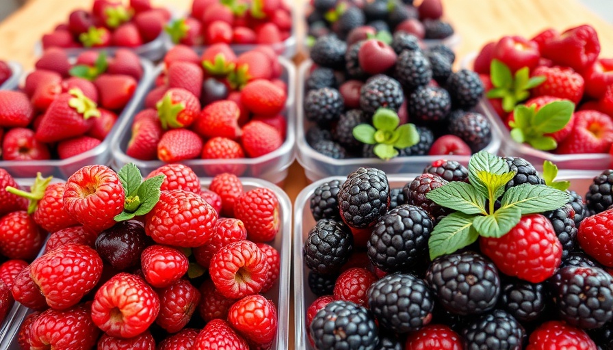 Fresh, vibrant berries highlighting superfoods for health.