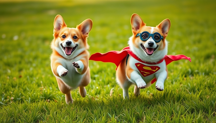 Corgi competition in Europe with corgis playing on grass.