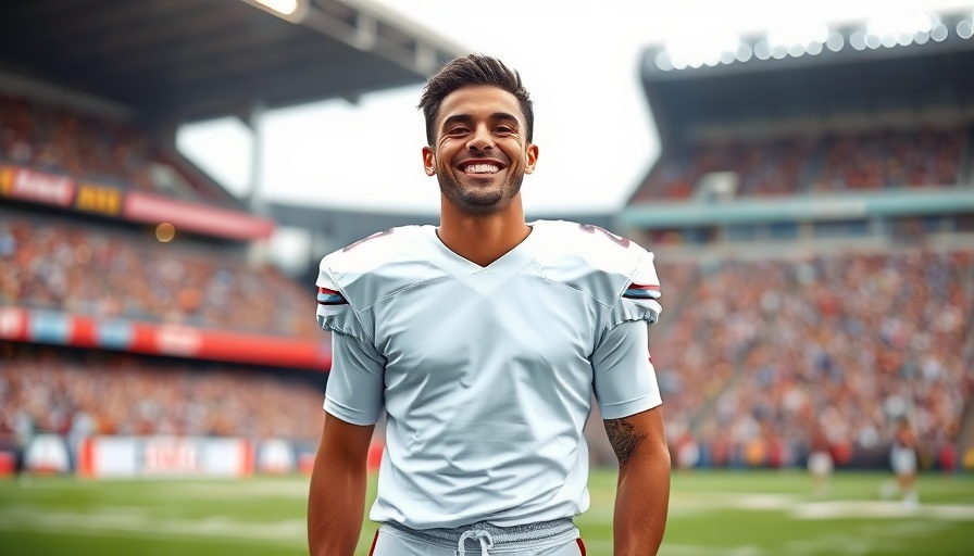 Smiling football player in a white uniform on the field, Trevon Diggs news.