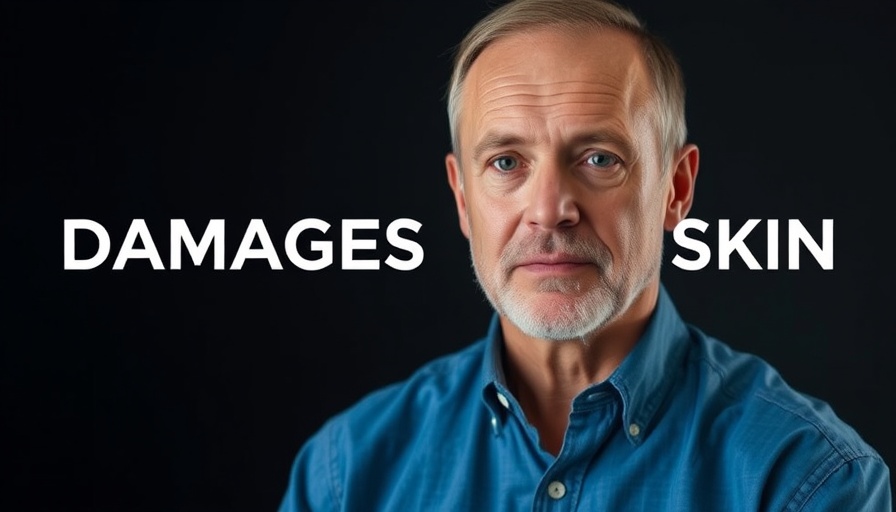 Middle-aged man discussing impact of worst foods for the skin.