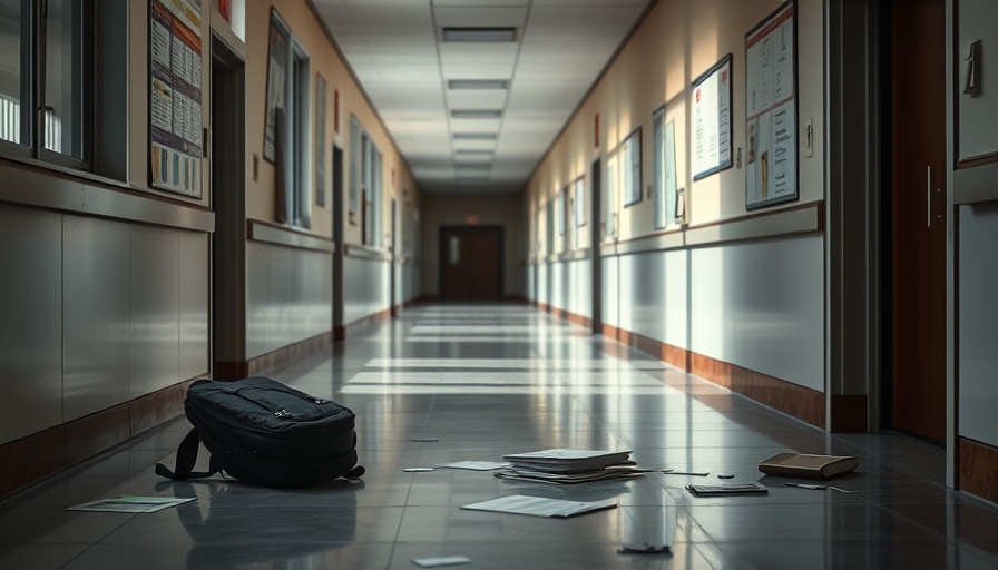 Texas university corridor symbolizing international student enrollment decline.