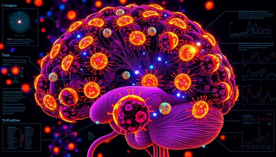 Immune cells interacting with adolescent neural circuits in brain.