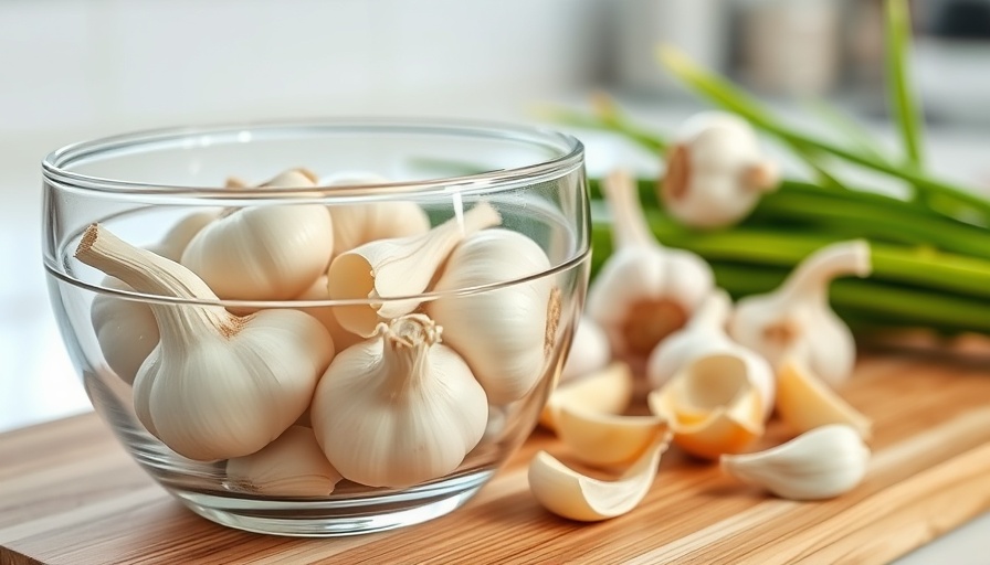 Fresh garlic cloves and bulbs on a wooden board in kitchen, Is Garlic a Superfood?