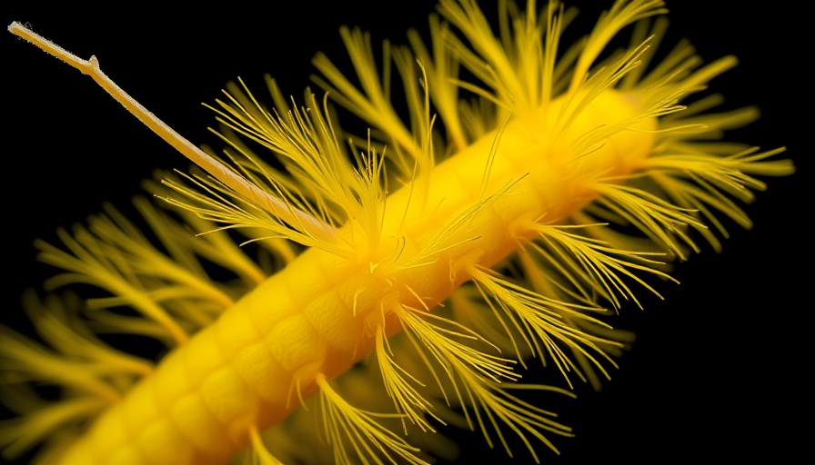 Scale worm showcasing survival strategies in extreme environments.