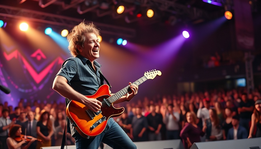 San Antonio country music events: musician performing on stage.