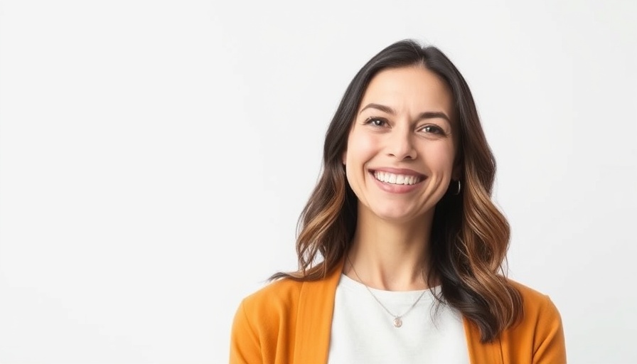 Mental health techniques video cover with smiling woman promoting resilience.