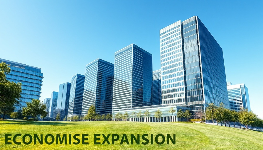 Modern Dallas corporate buildings representing job growth.