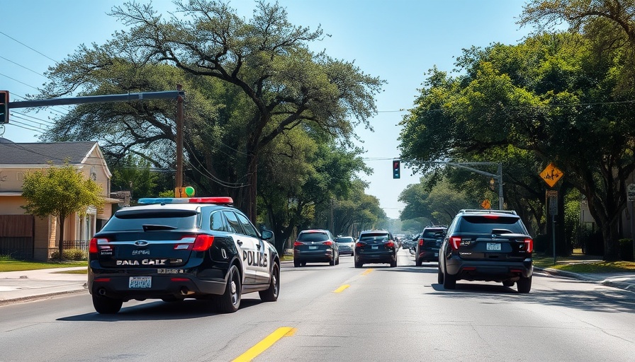 San Antonio police vehicles on street, potential investigation scene, San Antonio police news.