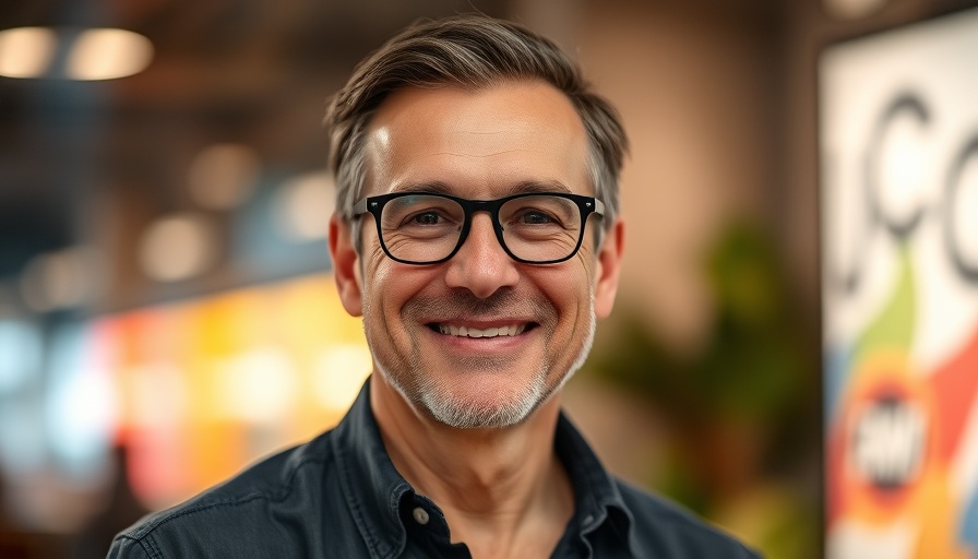 Smiling man indoors with soft lighting, related to David Zayas Dexter Resurrection series.
