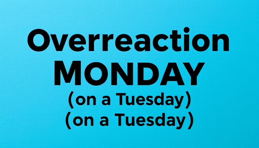 NFL news graphic titled 'Overreaction Monday (on a Tuesday)'.