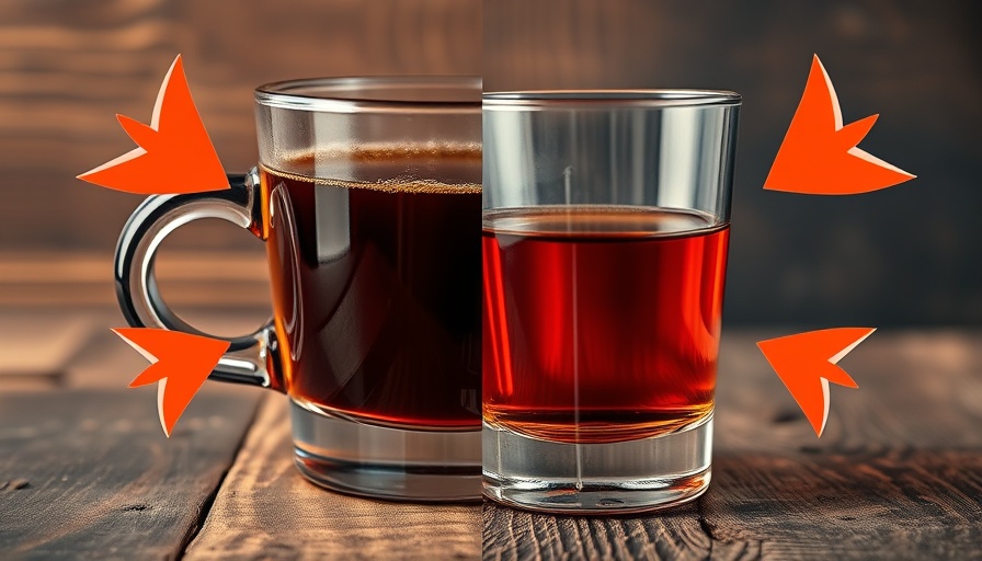 Health concerns with coffee and whiskey, highlighted risks.