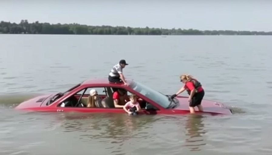 Video shows constable rescue three kids, two women after car plunges into Lake Ray Hubbard