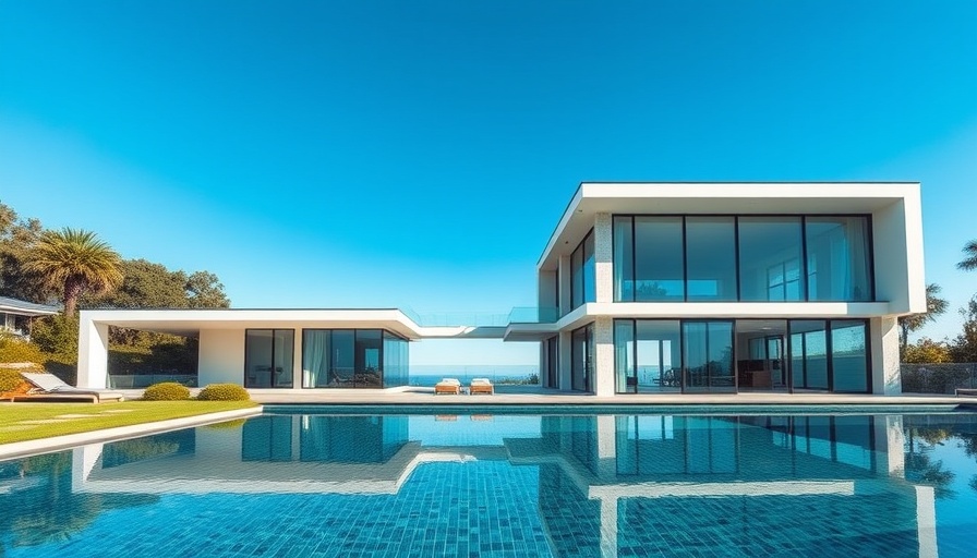 Modern luxury home with a pool, San Antonio real estate market.