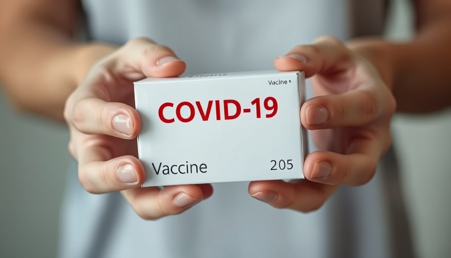 COVID-19 vaccine box held in hands, illustrating accessibility challenges.