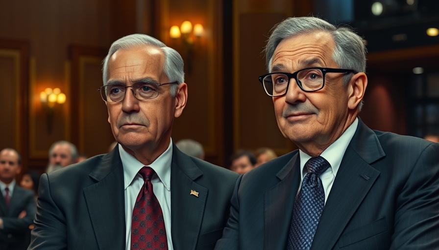 Controversial discussion between two men in a split-screen image.