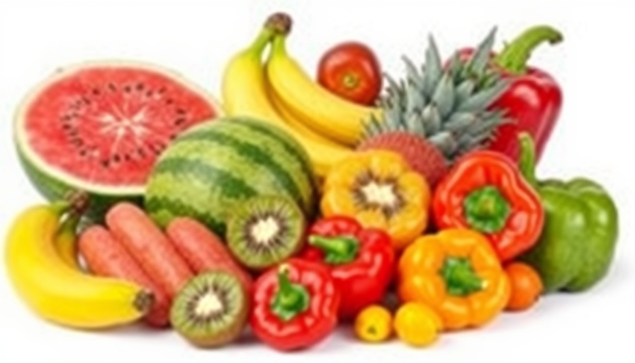 Colorful fruits and vegetables, how much fruit and veg we should be eating every day.