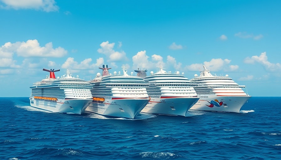 Carnival Cruise Line new ships in Galveston on open sea with clear skies.