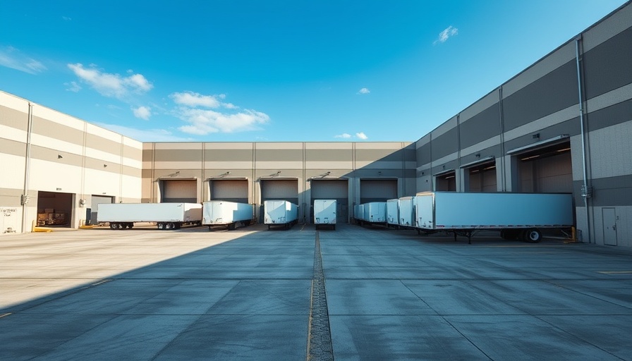 Dallas commercial real estate industrial warehouse loading dock.