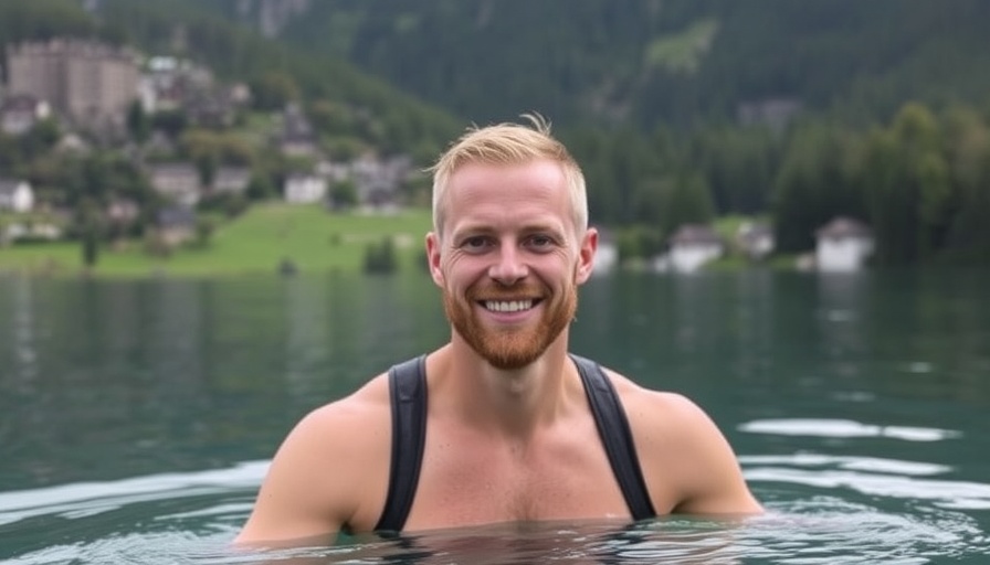 ‘I’m here to help people, which gives me a superpower’: one man’s challenge to swim 10 Swiss lakes