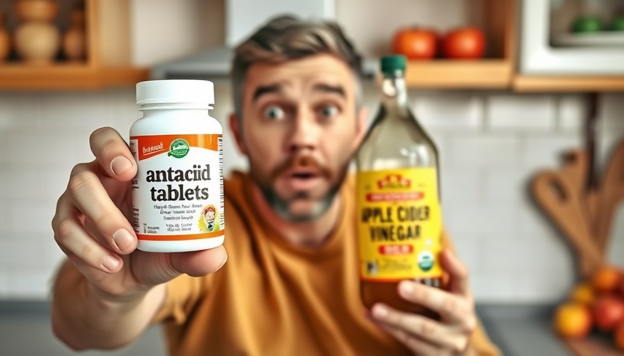 Acid indigestion remedies comparison with surprised man