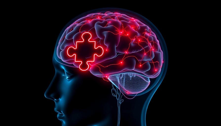 Transparent head with brain highlights symbolizing sleepless nights and dementia.