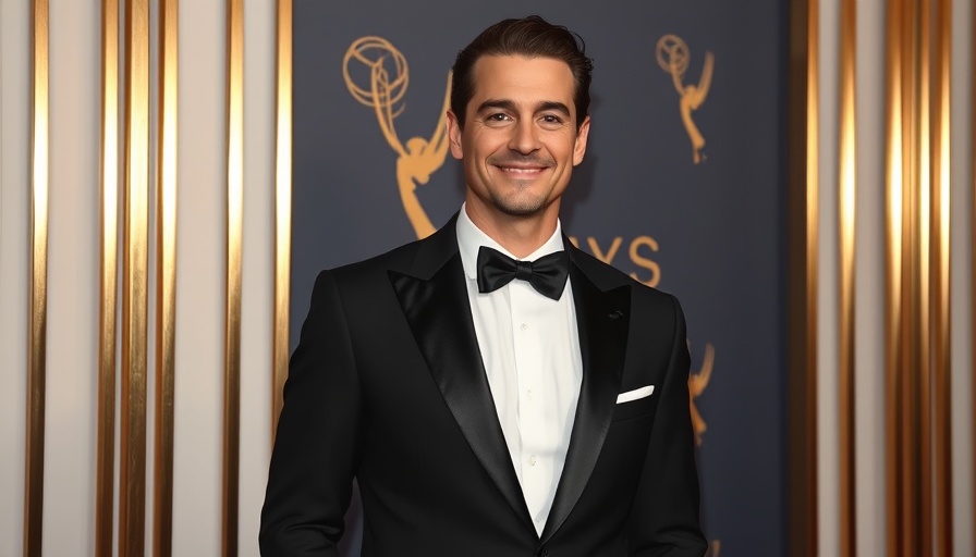 Stylish tuxedo outfit at 2025 Emmy Awards highlights