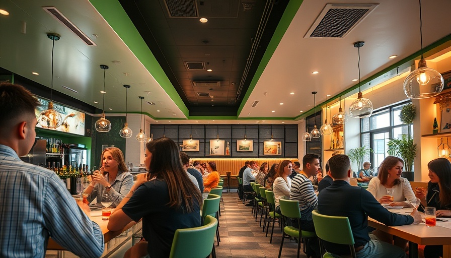Modern restaurant bar scene showcasing Denver dining experiences.