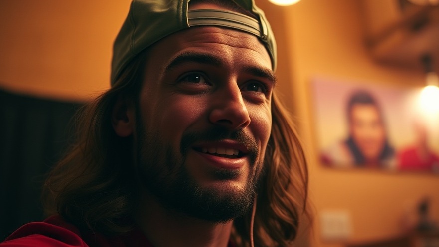 Comedic close-up of a funny athlete with playful expression, capturing sports humor.