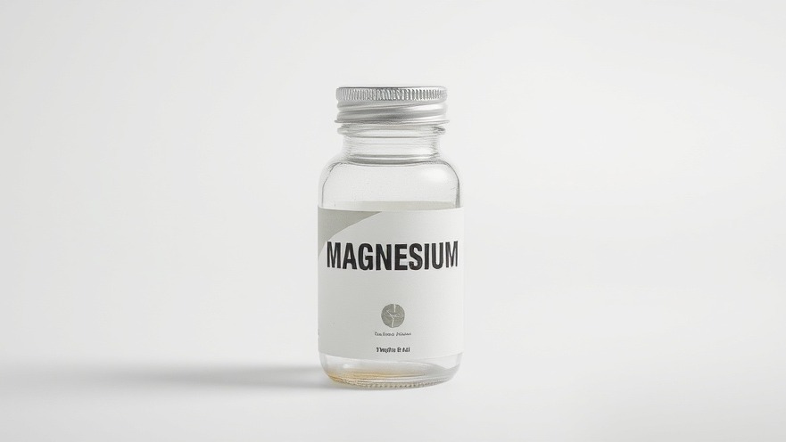 Bottle labeled 'MAGNESIUM' for natural sleep remedies for older adults