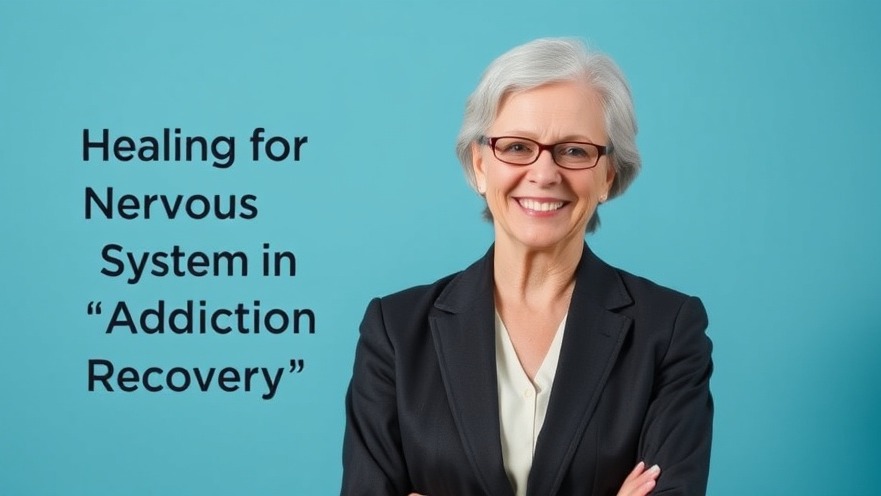 Smiling senior woman in a suit, embodying mindfulness meditation for mental health.