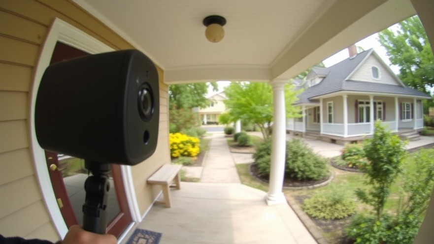 Wide-angle view of suburban neighborhood showing public safety discussions and gun laws.
