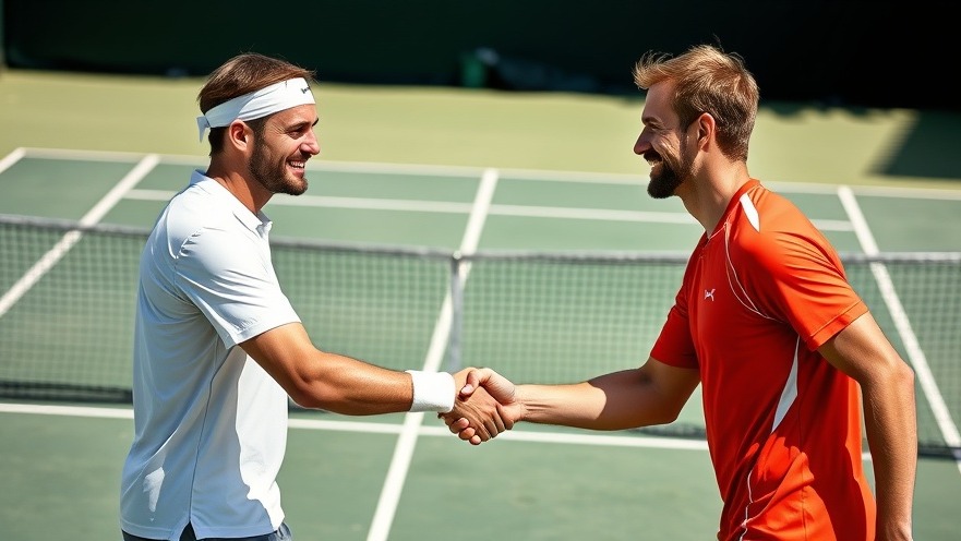 Rinderknech and Vacherot shake hands at the Shanghai Masters - tennis news