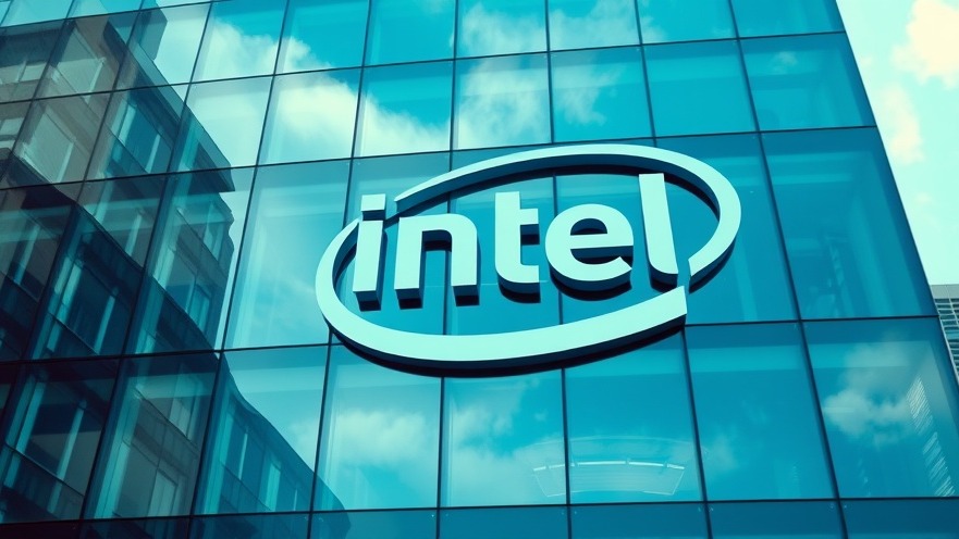 Modern office building reflecting the sky, showcasing Austin startups and Intel's innovation.