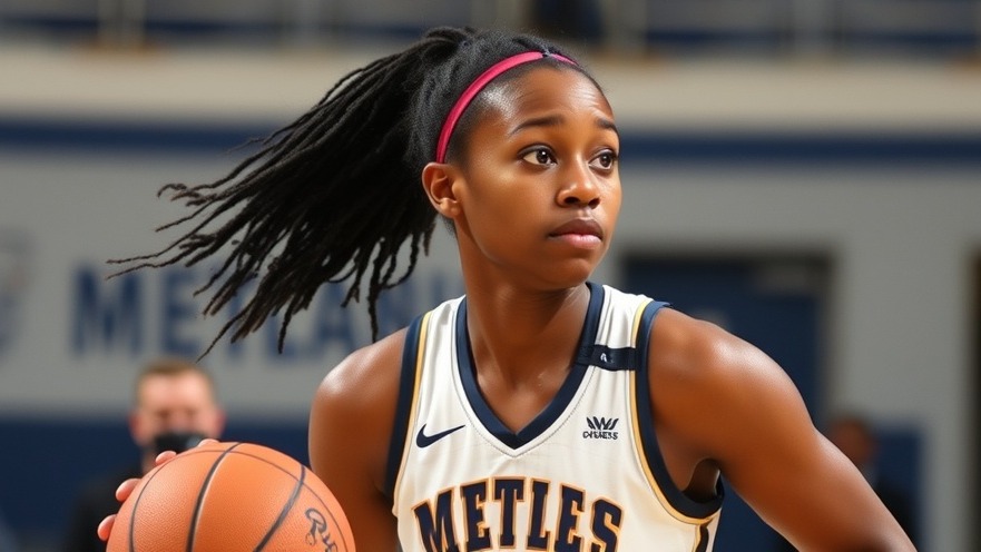 Kelsey Mitchell showcasing her skills during the NBA playoffs, highlighting women's sports impact.