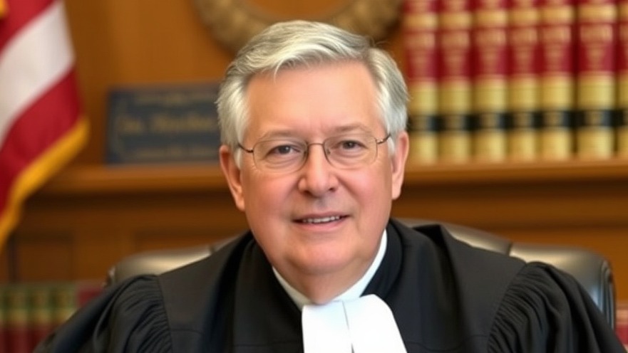 Senior Judge David Briones presiding over Texas immigration news updates.