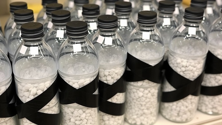 San Antonio crime reports: Water bottles wrapped in tape, containing methamphetamine.