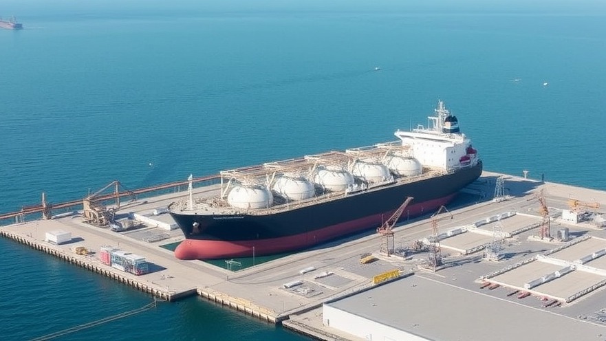 LNG storage facility showcasing Texas energy infrastructure and natural resources.