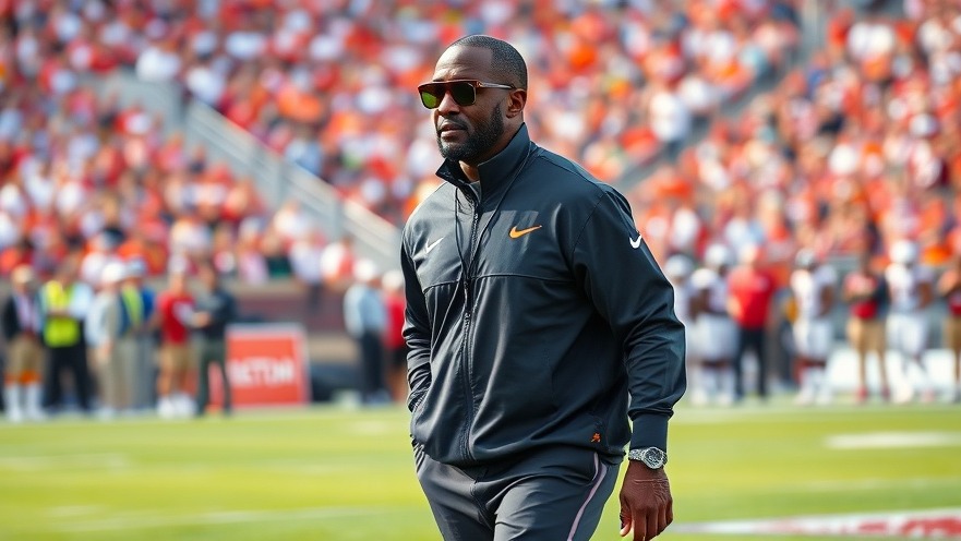 Deion Sanders on the field, showcasing college football culture and dynamic sports spirit.