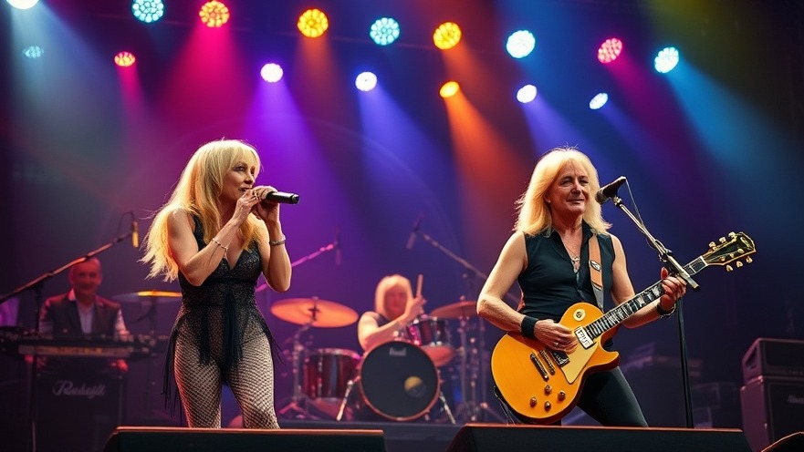 Stevie Nicks and Lindsey Buckingham performing live, vibrant San Antonio live music scene.