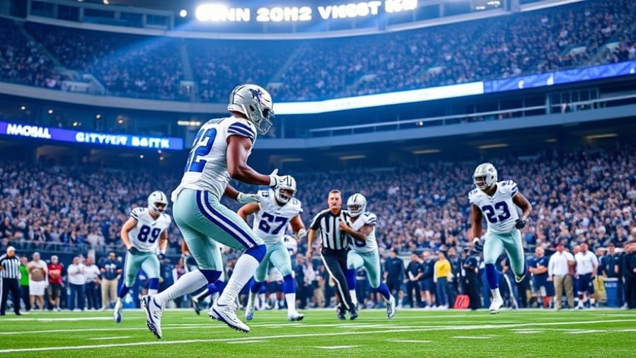 Dallas Cowboys players showcasing teamwork during an NFL game recap.