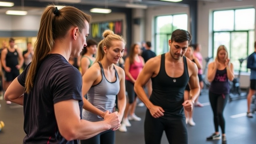 Gym-goers connect and compete at fitness events for a healthier lifestyle.