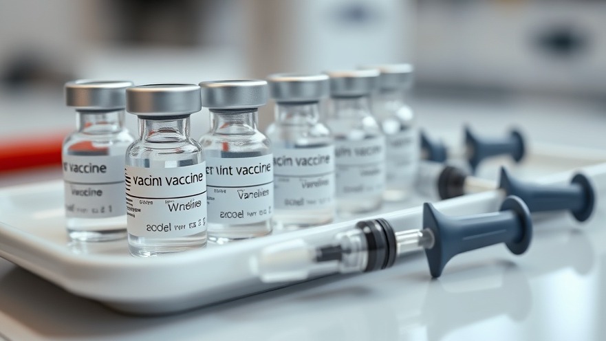 Close-up of vaccine vials and syringes highlighting vaccine safety amidst measles outbreak.