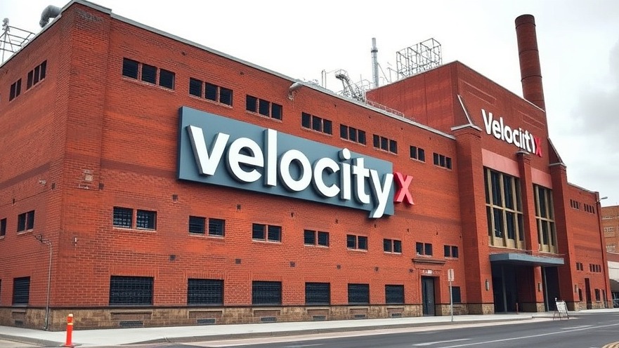VelocityTX innovation hub in San Antonio, featuring modern industrial architecture.