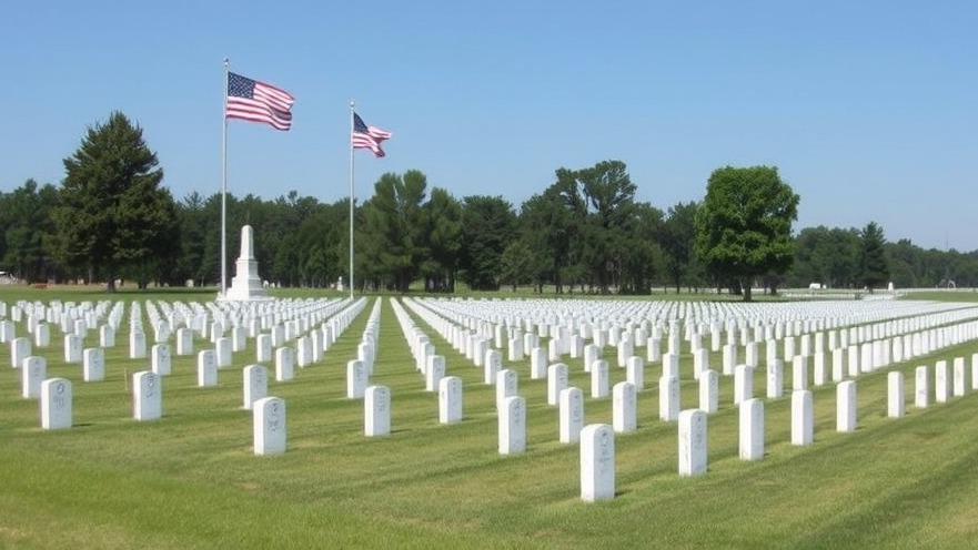 Fort Richardson Memorial Cemetery honoring veterans, reflecting U.S. foreign relations.