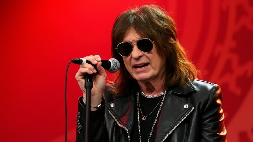 Ozzy Osbourne tribute showcasing his Birmingham legacy in the rock music community.