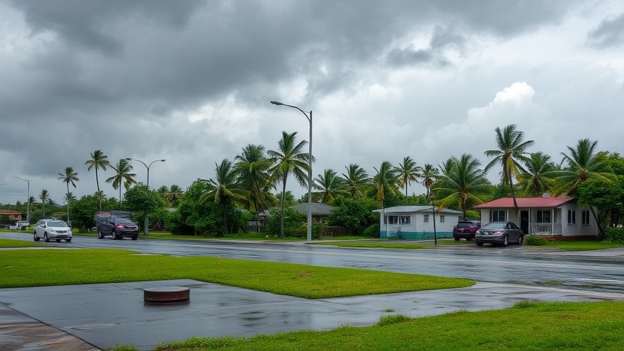 Cyclone forming near Hawaii, showcasing hurricane updates and weather patterns.