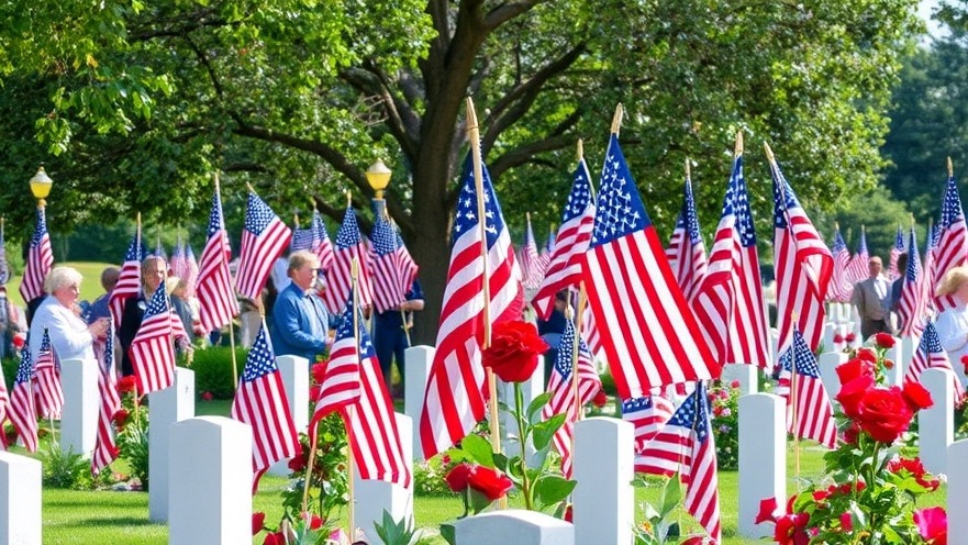 Service members tribute during Memorial Day celebration for veterans remembrance.