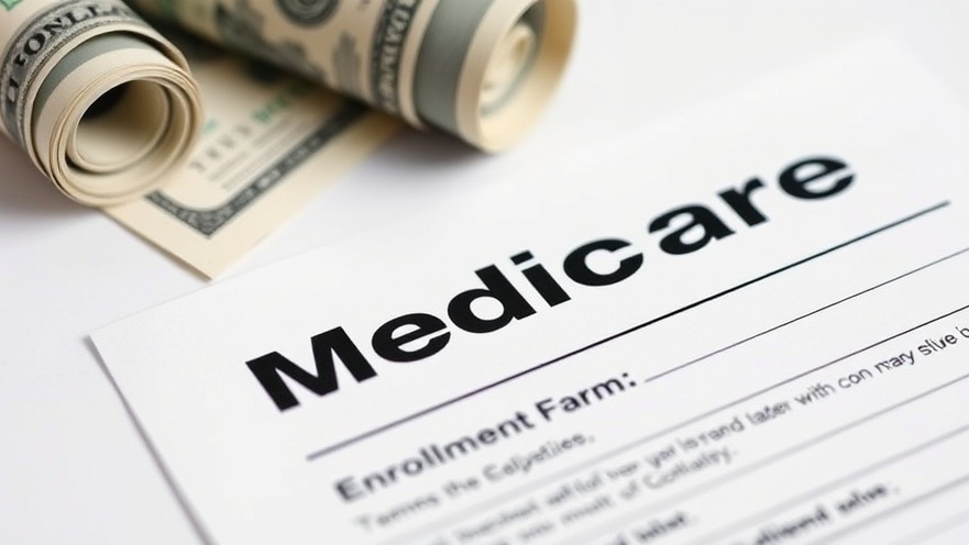 Detailed close-up of Medicare enrollment form with dollar bills, highlighting value-based payment.