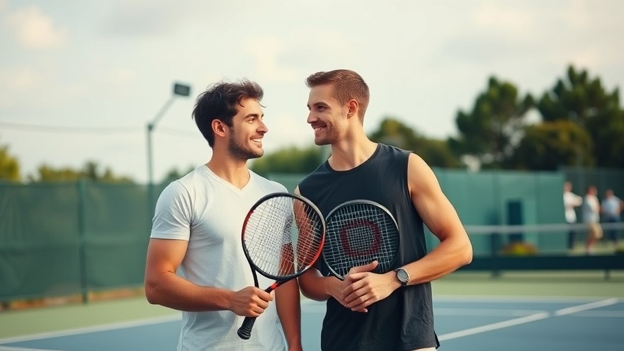 Cousins sharing family ties in sports during tennis semifinals at ATP Masters 1000.