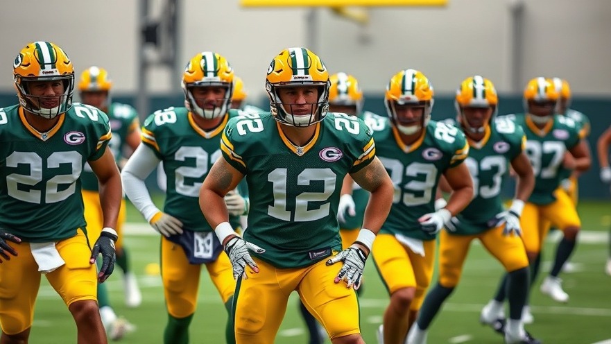 Green Bay Packers training for Super Bowl 2025 with dynamic fantasy football picks.